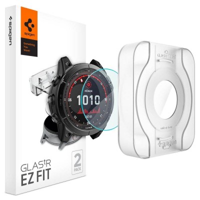 Spigen SGP Γυαλί Προστασίας GLAS.TR SLIM EZ FIT για GARMIN WATCH FENIX 7X - AGL04633 - 2PCS