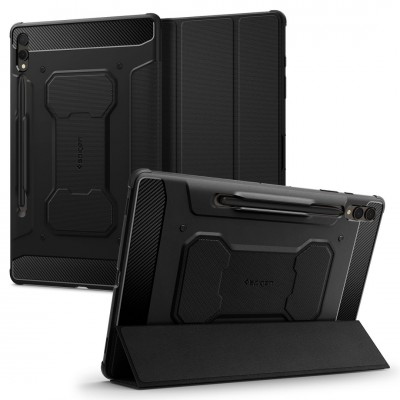 Θήκη Spigen SGP RUGGED ARMOR PRO για SAMSUNG GALAXY TAB S10+ PLUS 2024 / S9+ PLUS 12.4 X810 / X816B - ΜΑΥΡΟ - ACS06539