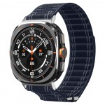 Spigen SGP WBF0 Fabric Band (hook-and-loop) Υφασμάτινο Λουράκι για Samsung Galaxy Watch Ultra 47MM - Navy ΜΠΛΕ - AMP10148