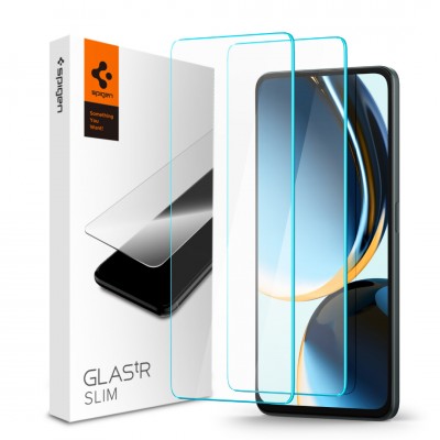 Spigen SGP Γυαλί προστασίας GLAS.tR SLIM FC 2 pack για ONEPLUS NORD CE 3 Lite 5G - ΔΙΑΦΑΝΟ - AGL06505 - 2 ΤΕΜ.