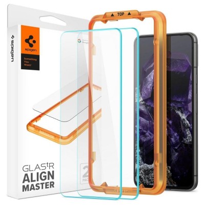 Spigen SGP Γυαλί προστασίας ALM GLAS.tR SLIM FC για GOOGLE PIXEL 8 - ΔΙΑΦΑΝΟ - AGL07396 - 2 TEM.