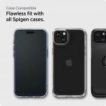 Spigen SGP Γυαλί προστασίας ALM FC SLIM CASE FRIENDLY με Applicator για APPLE iPhone 15 6.1 2023 - ΜΑΥΡΟ - 2-PACK - AGL06906