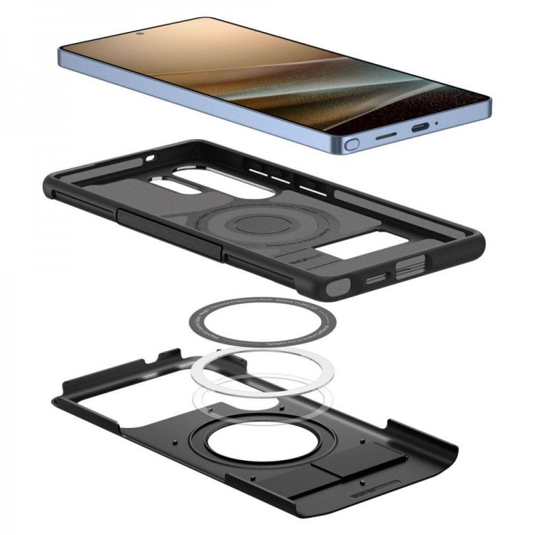 Θήκη SPIGEN SGP SLIM Armor MagFit MAGSAFE για Samsung Galaxy S25 ULTRA 5G 2025 - ΜΑΥΡΟ - ACS08909