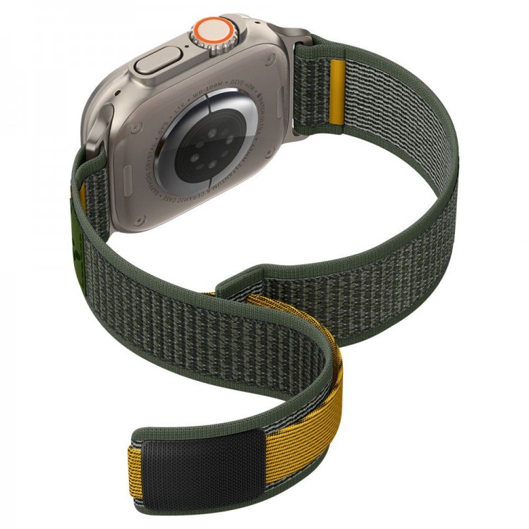 Spigen SGP ATHLEX AIR Band / λουράκι για Apple Watch series Ultra 2/1 49mm, Series 10 46mm και Series 9/8/7/6/5/4/SE 45mm, 44mm - ACTIVE ΠΡΑΣΙΝΟ - AMP09035