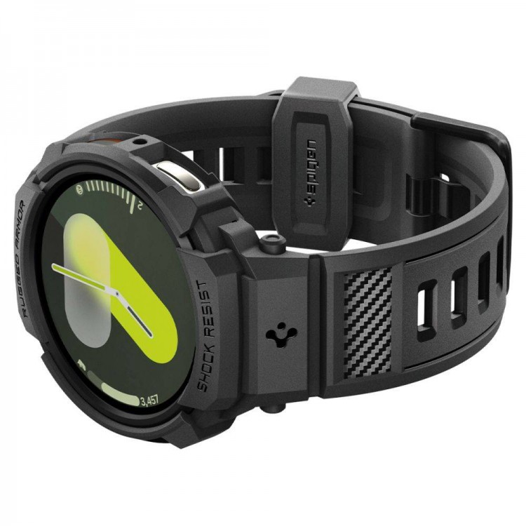 Θήκη Spigen SGP Rugged Armor PRO για Samsung GALAXY WATCH 8 2025 - 44MM - ΜΑΥΡΟ - ACS10007