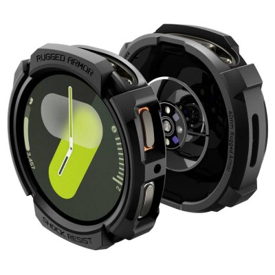 Θήκη Spigen SGP Rugged Armor για SAMSUNG GALAXY WATCH 8 44mm 2025 - ΜΑΥΡΟ - ACS10006