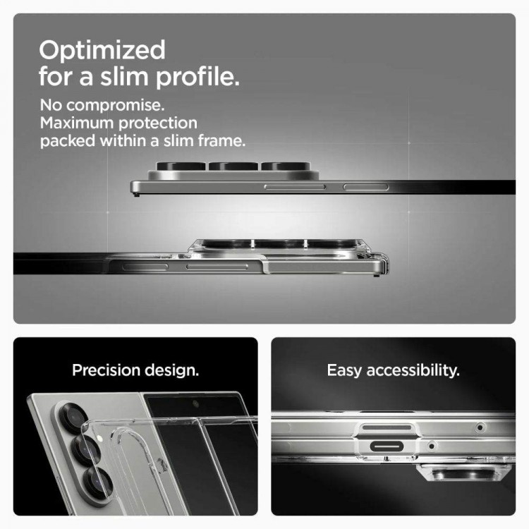 Θήκη Spigen SGP AIRSKIN MAG MAGSAFE για SAMSUNG GALAXY Z FOLD 7 2025 5G - ΔΙΑΦΑΝΟ/ΛΕΥΚΟ - ACS09545
