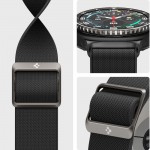 Spigen SGP BAND FIT LITE Υφασμάτινο Λουράκι για SAMSUNG GALAXY WATCH 8 / CLASSIC (40 / 44 / 46 MM) - ΜΑΥΡΟ - AMP10117