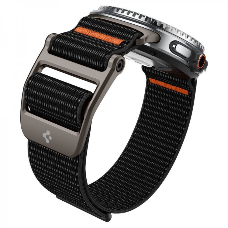 Spigen SGP DuraPro Flex Ultra λουράκι για SAMSUNG GALAXY WATCH 8 44 mm/40 mm, 8 Classic 46 mm (2025) - ΜΑΥΡΟ - AMP10116