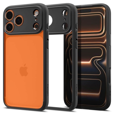 Θήκη Spigen SGP Ultra Hybrid για Apple iPhone 17 PRO 6.3 2025 - ΔΙΑΦΑΝΟ ΜΑΥΡΟ - ACS10343