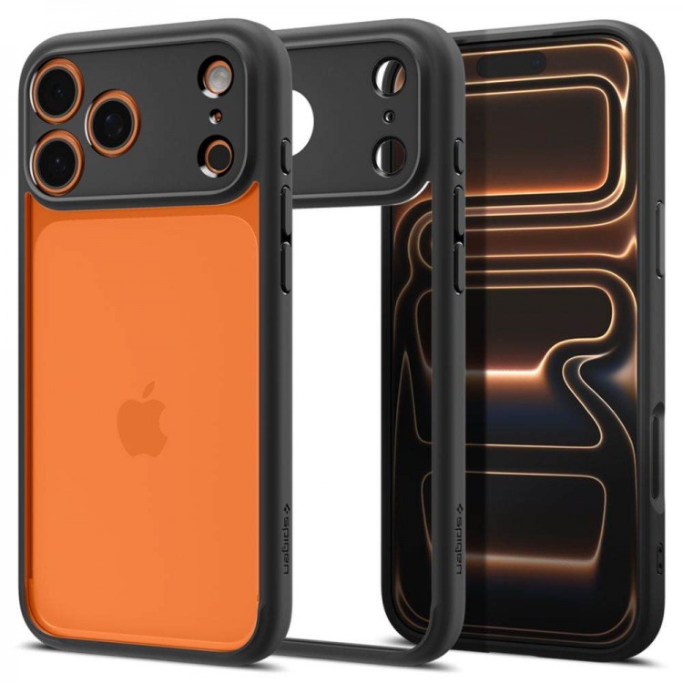 Θήκη Spigen SGP Ultra Hybrid για Apple iPhone 17 PRO 6.3 2025 - ΔΙΑΦΑΝΟ ΜΑΥΡΟ - ACS10343
