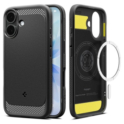 Θήκη Spigen SGP Rugged Armor MAG MAGSAFE για Apple iPhone 17 6.3 2025 - ΜΑΥΡΟ - ACS10367
