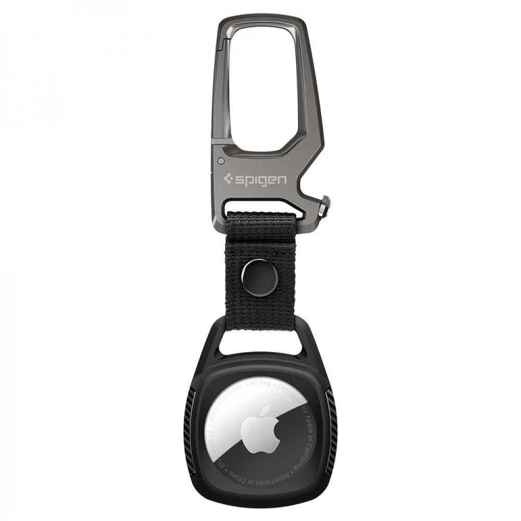 SPIGEN SGP RUGGED ARMOR Carabiner μπρελόκ για APPLE AIRTAG 1 / 2 - Μαύρο - AMP01565