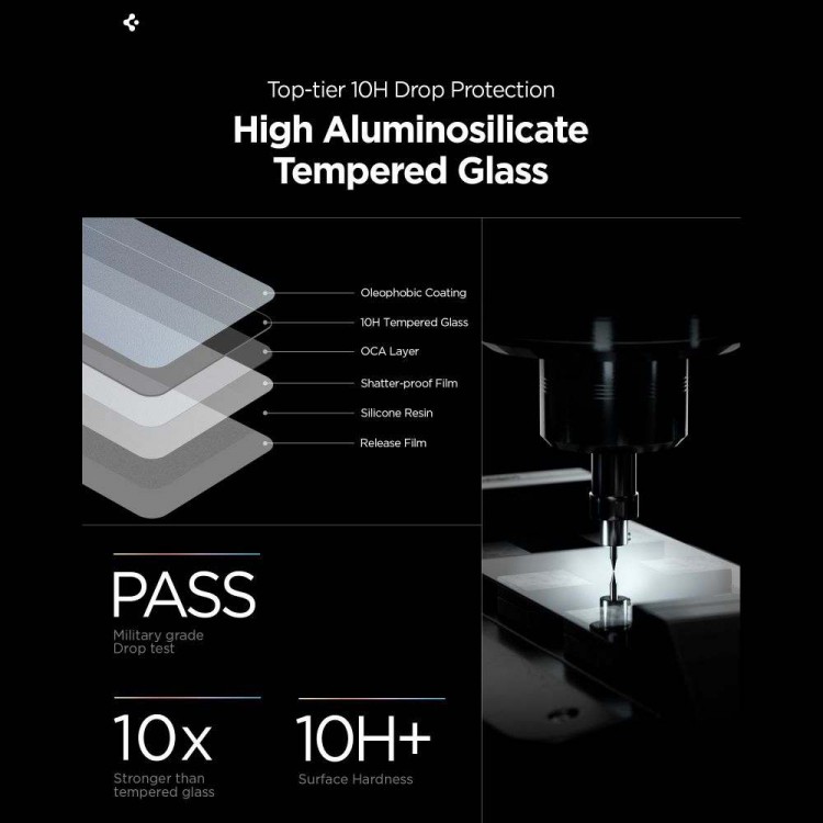 Spigen SGP Γυαλί προστασίας GLAS.tR EZ Fit Pro HD 2 για SAMSUNG GALAXY S26 Ultra 5G 2026 - 2 TEM - ΔΙΑΦΑΝΟ - AGL11072