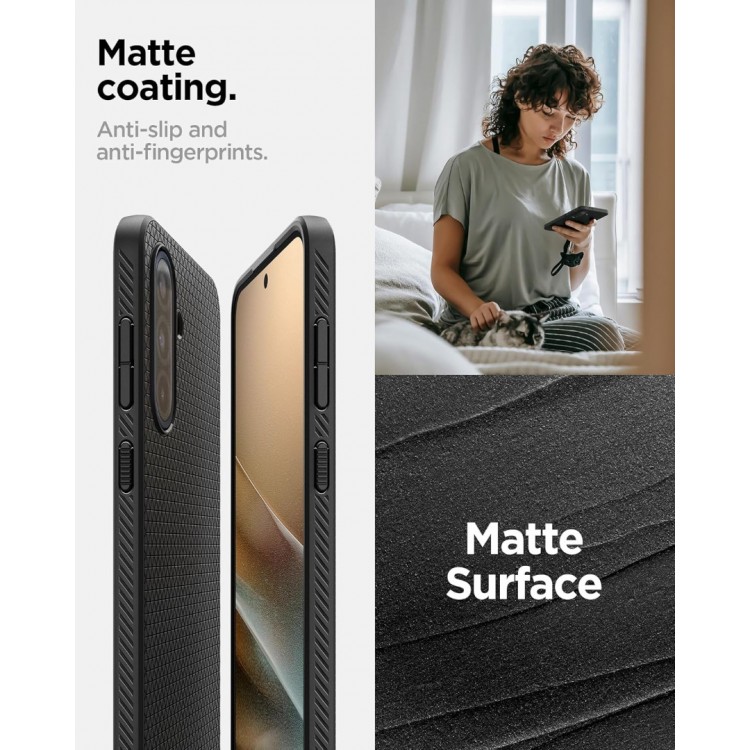 Θήκη Spigen SGP LIQUID AIR για Samsung Galaxy A36 5G 2025 - ΜΑΥΡΟ - ACS09199