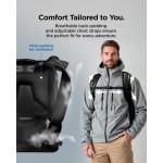 Case Spigen SGP A650 Aqua Shield Rolltop Αδιάβροχη τσάντα Laptop εως 16" , Backpack 35λτ. - ΜΑΥΡΟ - AMP04523
