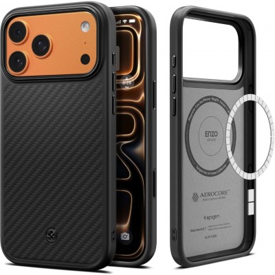 Θήκη Spigen SGP ENZO ARAMID T Camera Control MagFit MagSafe για Apple iPhone 17 PRO 6.3 2025 - MATTE ΜΑΥΡΟ - ACS09958