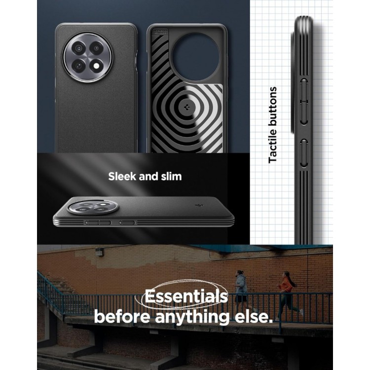 Θήκη Spigen SGP Essential Sand Blast για ONEPLUS 13R 5G - ΜΑΥΡΟ - ACS09369