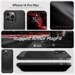 Θήκη Spigen SGP Rugged Armor MAG MAGSAFE για Apple iPhone 14 PRO 6.1 2022 - ΜΑΥΡΟ - ACS04956