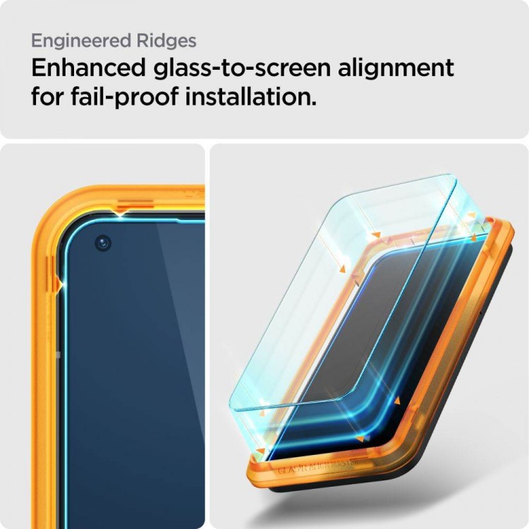 SPIGEN SGP TEMPERED GLASS ALM GLAS.TR SLIM 2-PACK for NOTHING PHONE 1 - 2 ΤΕΜ - AGL05447 - ΔΙΑΦΑΝΟ
