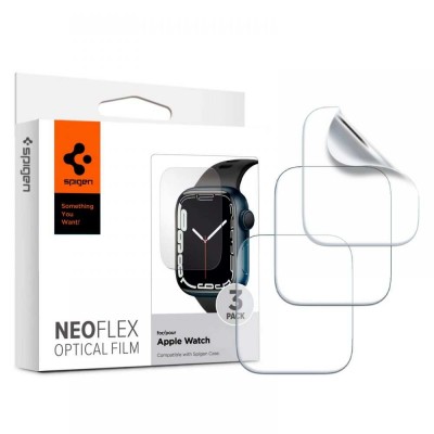Spigen SGP Μεμβράνη Προστασίας NEO FLEX HD CF για APPLE WATCH 7 - 45MM - 3 TEM - AFL04049 - ΔΙΑΦΑΝΟ