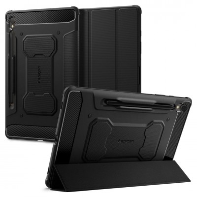 Θήκη Spigen SGP RUGGED ARMOR PRO για SAMSUNG GALAXY TAB S9 11.0 X710 / X716B - ΜΑΥΡΟ - ACS06540