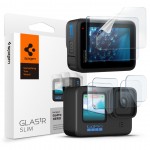 Spigen SGP Glass tR SLIM 9H Multi Pack F2P/L2P for GoPro Hero series 9,10,11 4K - 4 Τεμ. - AGL09190