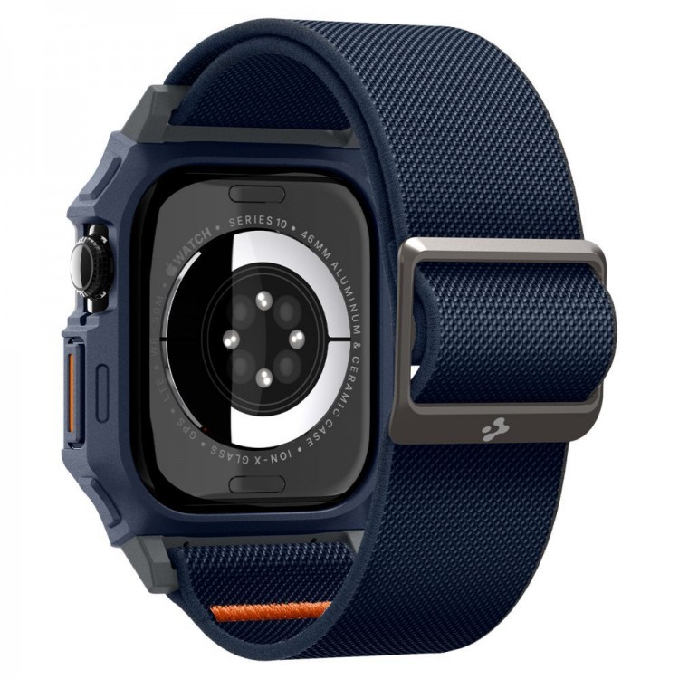 Θήκη Spigen SGP LITE FIT ”PRO” BAND με ΛΟΥΡΑΚΙ για APPLE WATCH SERIES 10 - 46 MM - NAVY ΜΠΛΕ - ACS08925