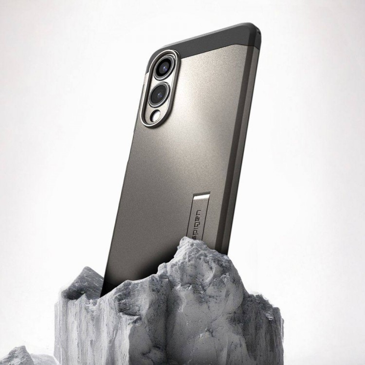 Θήκη SPIGEN SGP Tough Armor MagSafe για Samsung Galaxy S25 EDGE 5G 2025 - ΓΡΑΦΙΤΗΣ - ACS09423