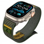 Spigen SGP ATHLEX AIR Band / λουράκι για Apple Watch series Ultra 2/1 49mm, Series 10 46mm και Series 9/8/7/6/5/4/SE 45mm, 44mm - ACTIVE ΠΡΑΣΙΝΟ - AMP09035