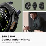 Θήκη Spigen SGP LIQUID AIR για Samsung Galaxy WATCH 8 44MM 2025 - ACS09839 - ΜΑΥΡΟ