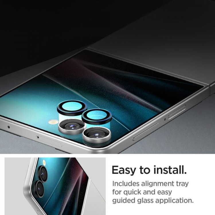 Spigen SGP GLAS.tR EZ FIT OPTIK PRO HD Γυαλί προστασίας 9H Camera Lens για SAMSUNG GALAXY Z Flip 7 2025 - ΜΑΥΡΟ - 2 ΤΕΜ - AGL09587