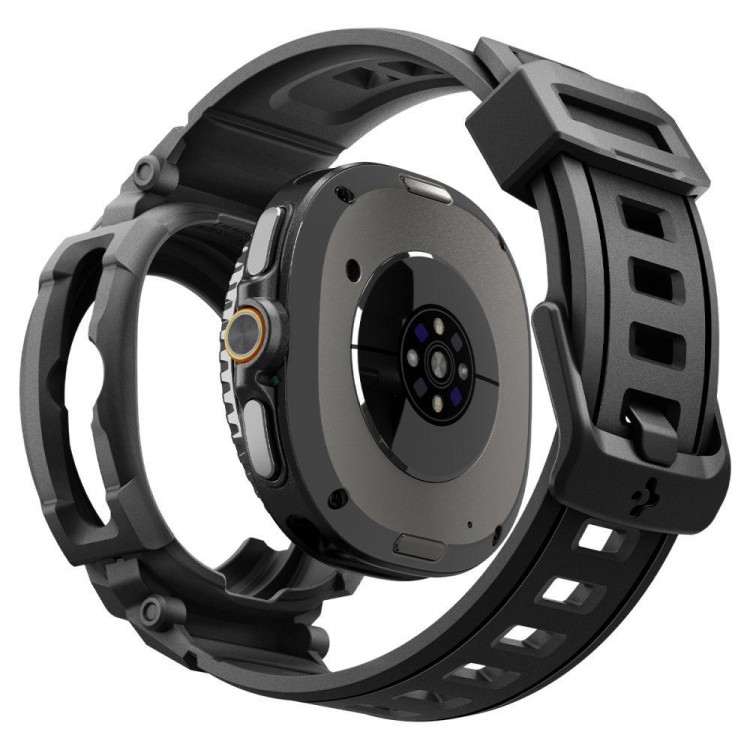 Θήκη Spigen SGP Rugged Armor PRO για Samsung GALAXY WATCH 8 CLASSIC 2025 - 46MM - ΜΑΥΡΟ - ACS10013