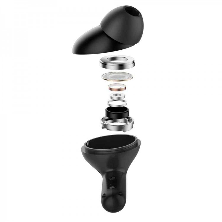 SPIGEN SGP SA2400 ANC TW S10 IN-EAR Ασύρματα ακουστικά Bluetooth - ΜΑΥΡΟ - ASD07886