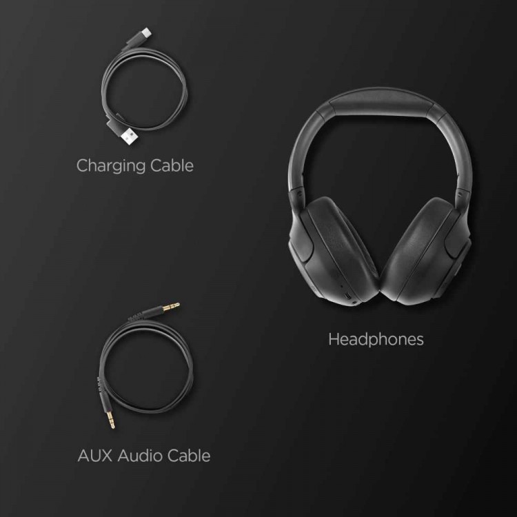 SPIGEN SGP SA2403 SA-HP P10 ANC PRO OVERHEAD Ασύρματα ακουστικά Bluetooth - ΜΑΥΡΟ - ASD09691