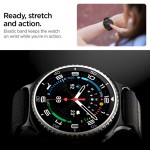 Spigen SGP BAND FIT LITE Υφασμάτινο Λουράκι για SAMSUNG GALAXY WATCH 8 / CLASSIC (40 / 44 / 46 MM) - ΜΑΥΡΟ - AMP10117
