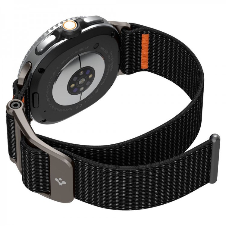 Spigen SGP DuraPro Flex Ultra λουράκι για SAMSUNG GALAXY WATCH 8 44 mm/40 mm, 8 Classic 46 mm (2025) - ΜΑΥΡΟ - AMP10116