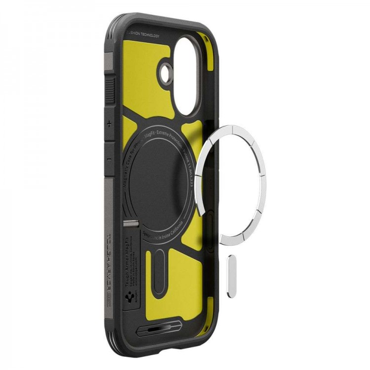 Θήκη Spigen SGP Tough Armor T MagFit MAGSAFE για Apple iPhone 17 6.3 5G 2025 - ΓΡΑΦΙΤΗΣ - ACS10392