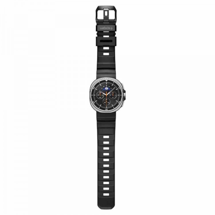 Spigen SGP WBS2 Λουράκι ΣΙΛΙΚΟΝΗΣ για SAMSUNG GALAXY WATCH 8 / CLASSIC (40 / 44 / 46 MM) - ΜΑΥΡΟ - AMP10151