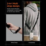 Spigen SGP Universal Crossbody Lanyard Λουράκι (Strap 1P + Connector 2P) DA30M,  LANYARD STRAP CROSSBODY για θήκη - ΜΑΥΡΟ - AFA10616