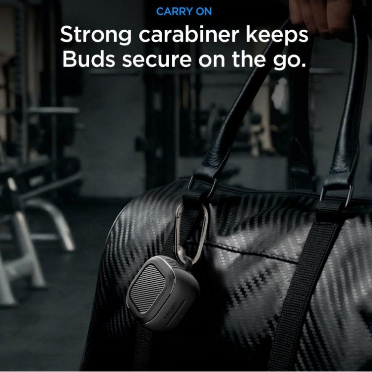 Θήκη Spigen SGP RUGGED ARMOR για Samsung GALAXY BUDS 4 2026/ 4 Pro 2026 - ΜΑΥΡΟ - ACS11200