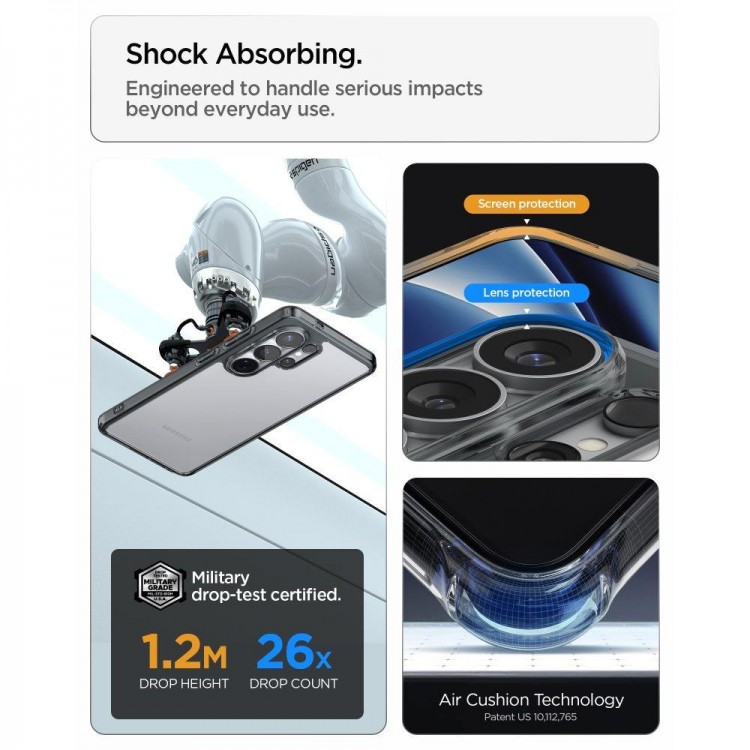 Θήκη Spigen SGP Ultra Hybrid για Samsung Galaxy S26 ULTRA 5G 2026 - SPACE CRYSTAL/ΔΙΑΦΑΝΟ - ACS10678