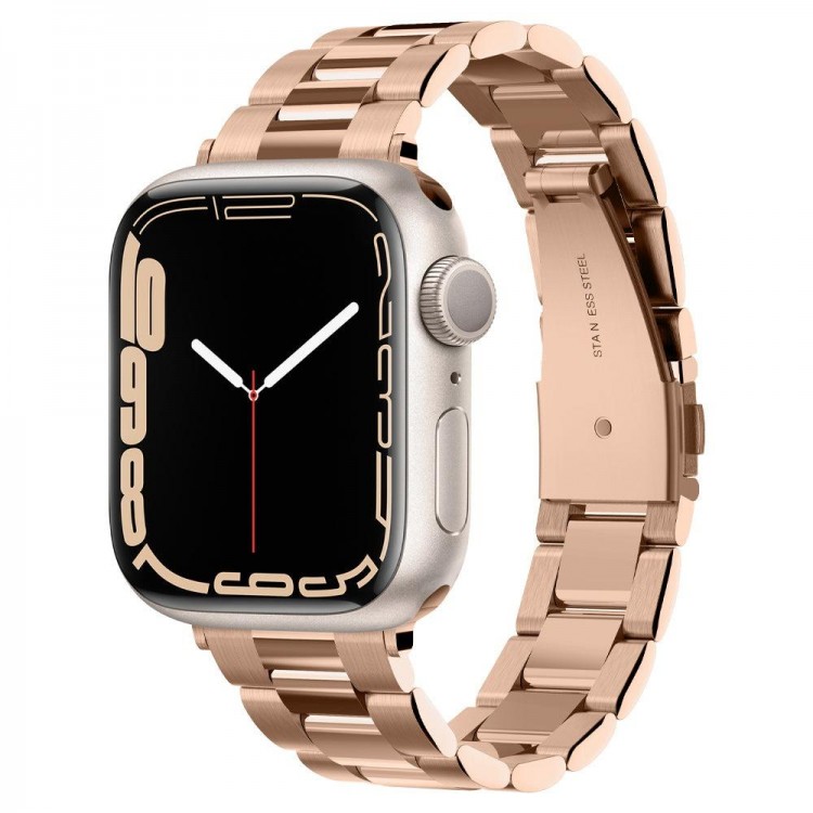 SPIGEN SGP MODERN FIT Strap stainless steel για Apple Watch 42mm/41mm/40mm/38mm SERIES - ΡΟΖ ΧΡΥΣΟ - 061MP25944