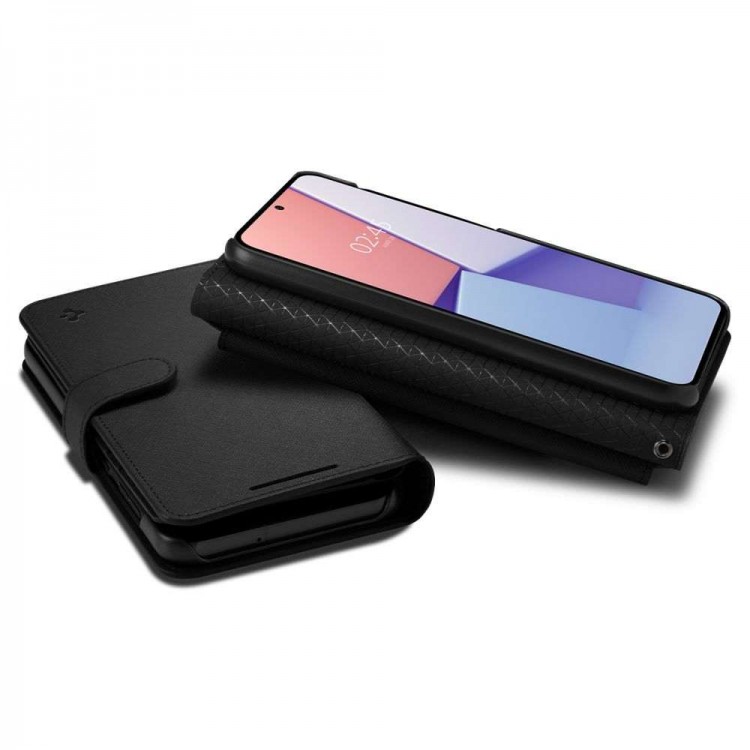 Θήκη Spigen SGP Wallet S PLUS για Samsung Galaxy S23 5G - ΜΑΥΡΟ - ACS05723