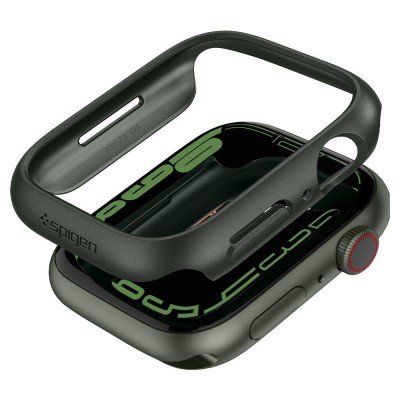 Spigen SGP Thin Fit θήκη για Apple Watch 7 45MM - KHAKI ΠΡΑΣΙΝΟ - ACS04175