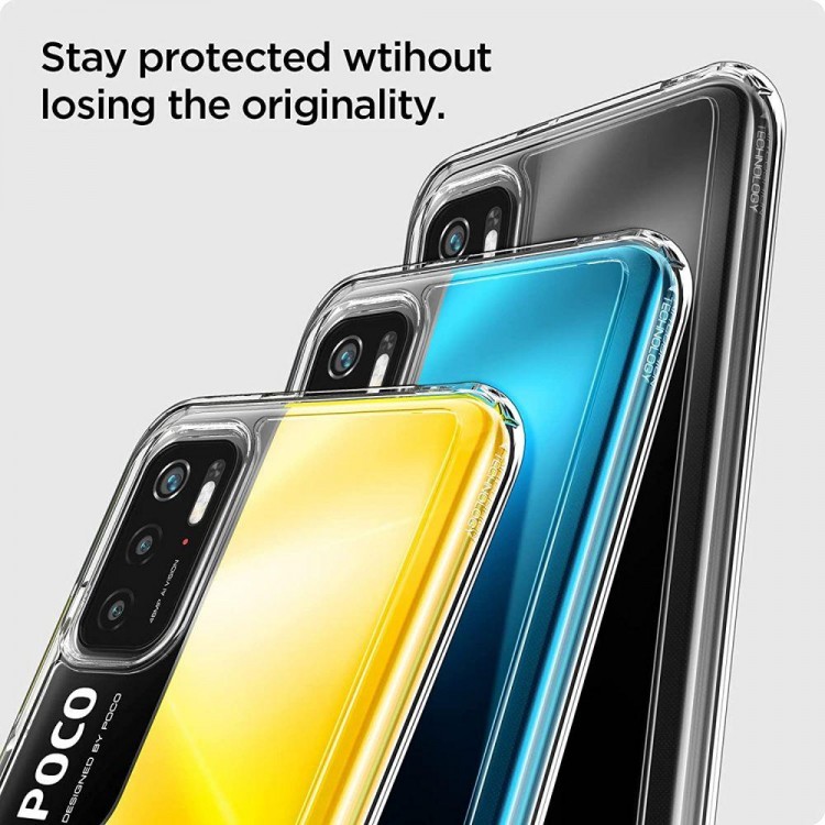 Θήκη Spigen SGP Ultra Hybrid για XIAOMI POCO M3 PRO 5G / REDMI NOTE 10 5G - ΔΙΑΦΑΝΟ - ACS03596