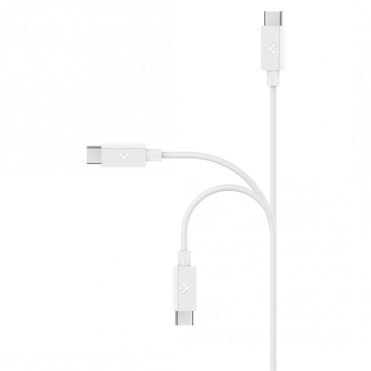 Spigen SGP ArcWire Essential EB6020AC ΚΑΛΩΔΙΟ 60W USB-A σε USB-C , 2.0M - ACA08716 - ΛΕΥΚΟ