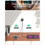 Spigen SGP Oικιακός Φορτιστής 45W ArcStation Pro, GaN III, 2XUSB-C PD 3.0 PPS 45W, Total 45W - ΜΑΥΡΟ - ACH05154