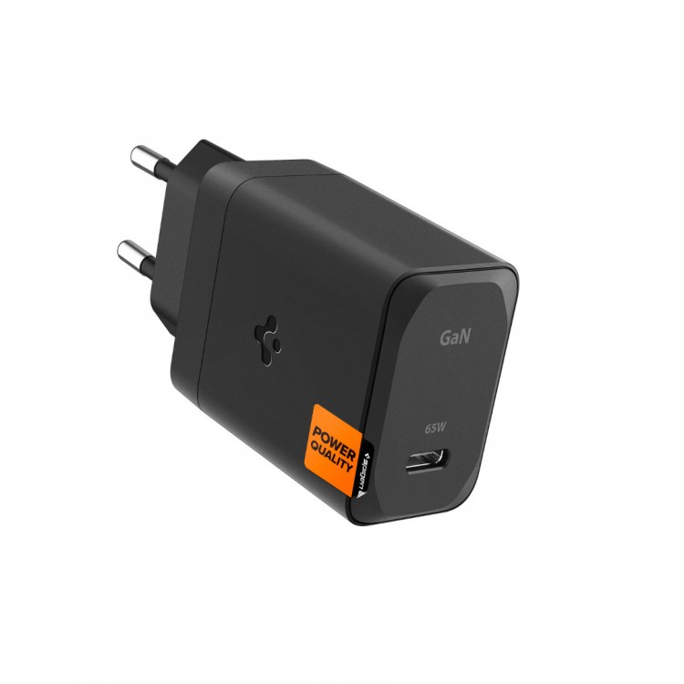 SPIGEN SGP ArcStation Pro PPS GaN 651 NETWORK OIKIAKOΣ ΦΟΡΤΙΣΤΗΣ 65W με καλώδιο - 1xUSB-C - ΜΑΥΡΟ - ACH05475