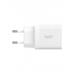 Spigen SGP Φορτιστής οικιακός PPS Essential EE472EU GaN Fast 2XUSB-C PD, 47W - ΛΕΥΚΟ - ACH08707